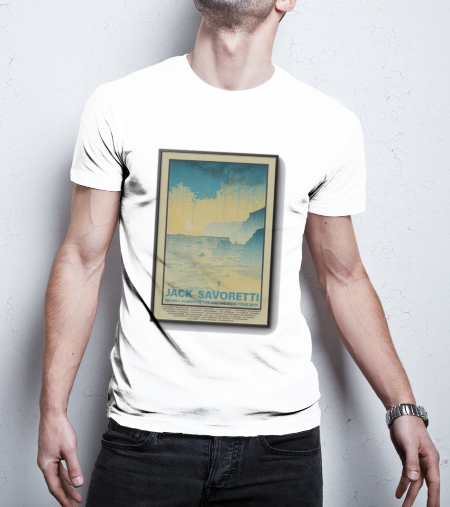Jack Savoretti We Will Always Be The Way We Were Tour 2026 Scenic Coast T-Shirt