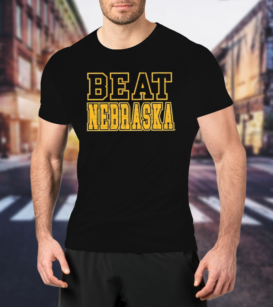 Iowa Hawkeyes Beat Nebraska NCAA 2026 Rivalry Game T-Shirt