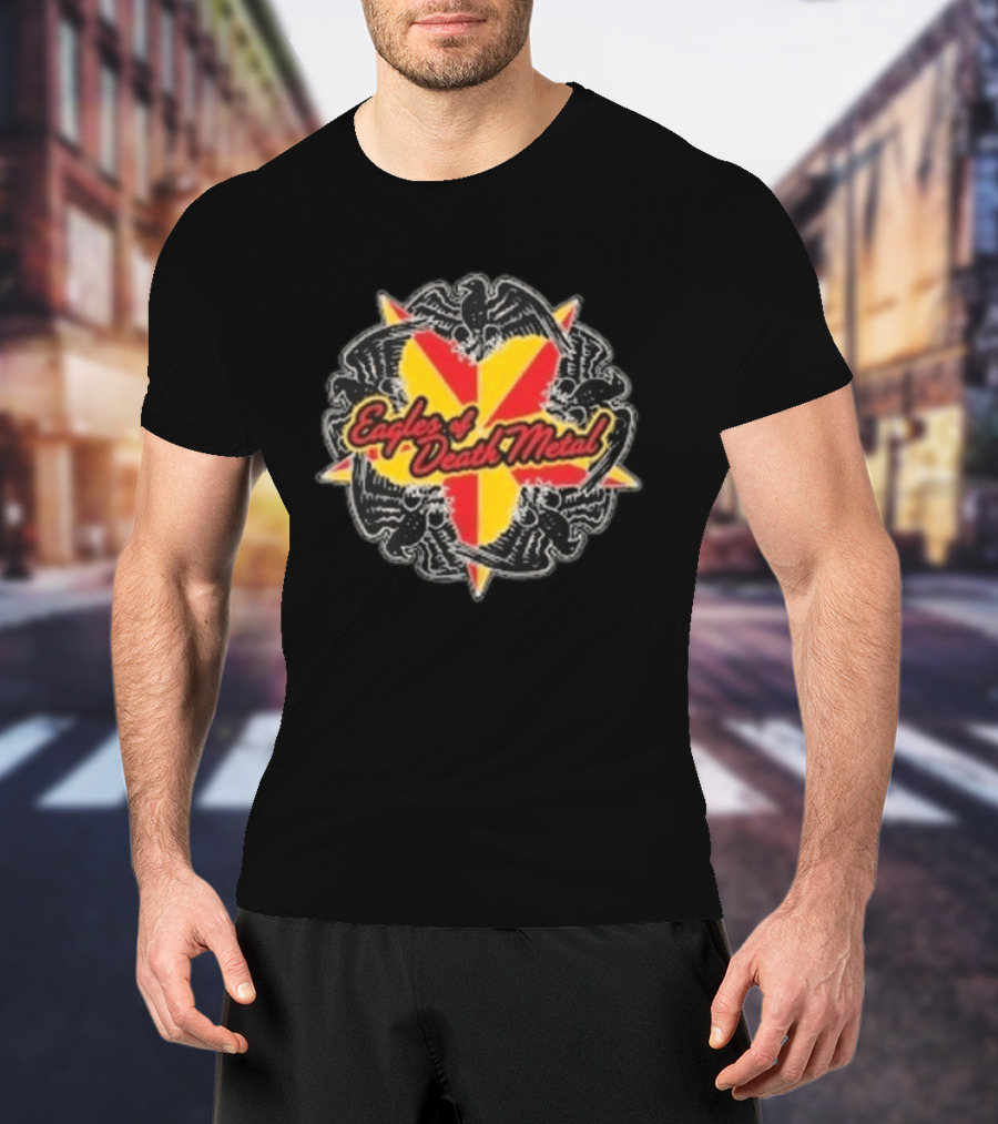 Eagles Of Death Metal 20 Years Death By Sexy Tour Starburst T-Shirt