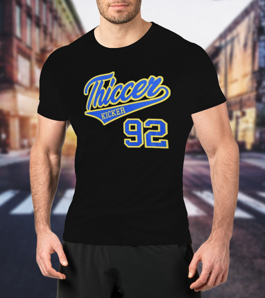 Harrison Mevis Los Angeles Rams Thicker Kicker 92 T-Shirt