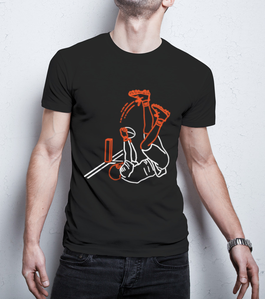 Cincinnati Bengals Head Under Heels Catch Higgins T-Shirt