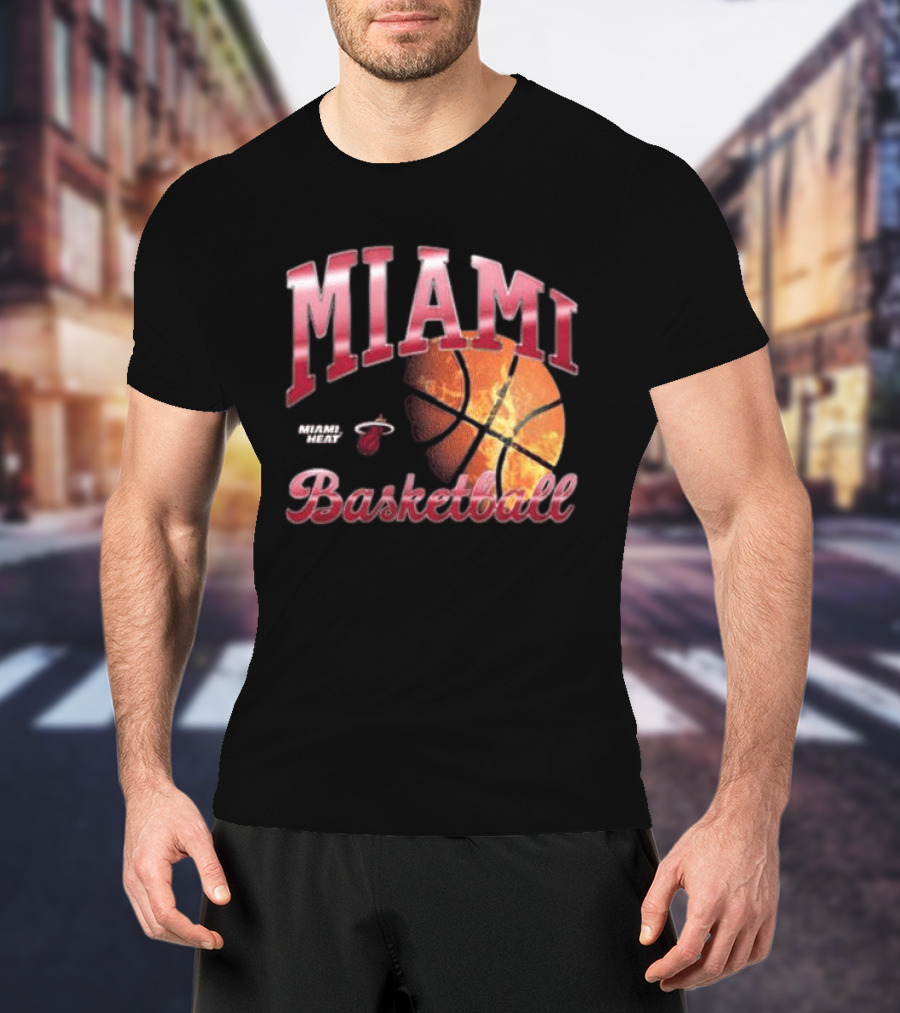 Miami Heat Basketball Court Culture X Hype & Vice Tank T-Shirt