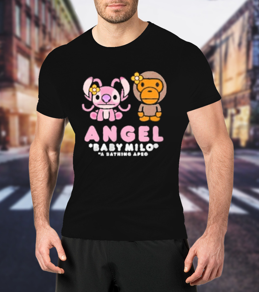 Angel Baby Milo A Bathing Ape Bape X Disney 2026 T-Shirt