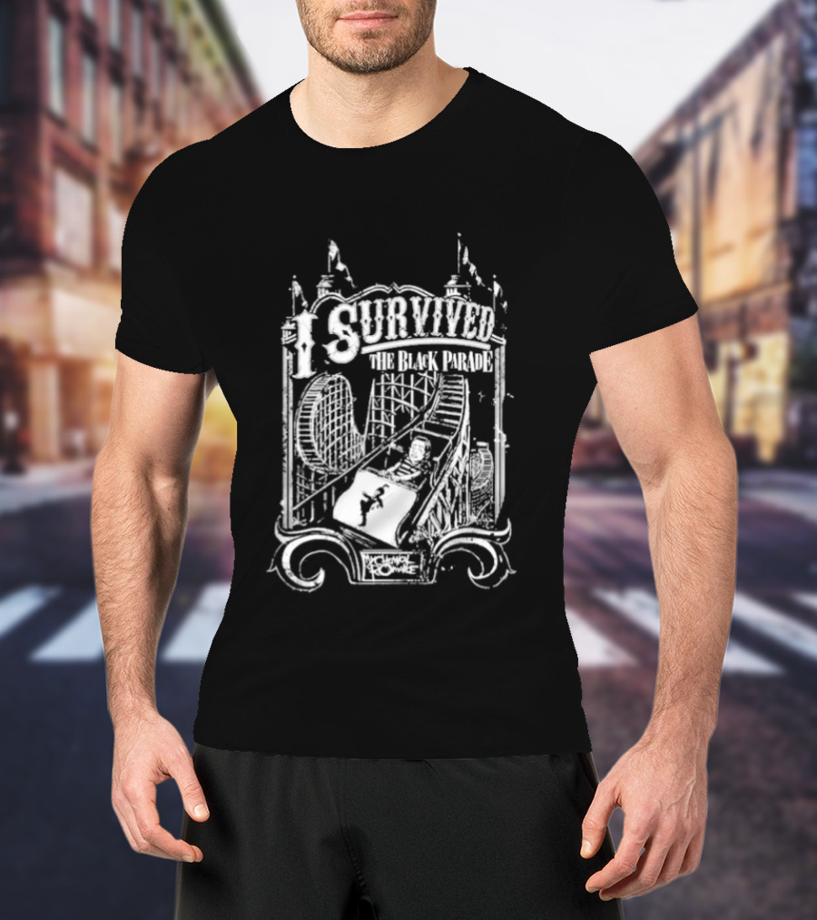 Original My Chemical Romance The Black Parade Survived Cemetery T-Shirt