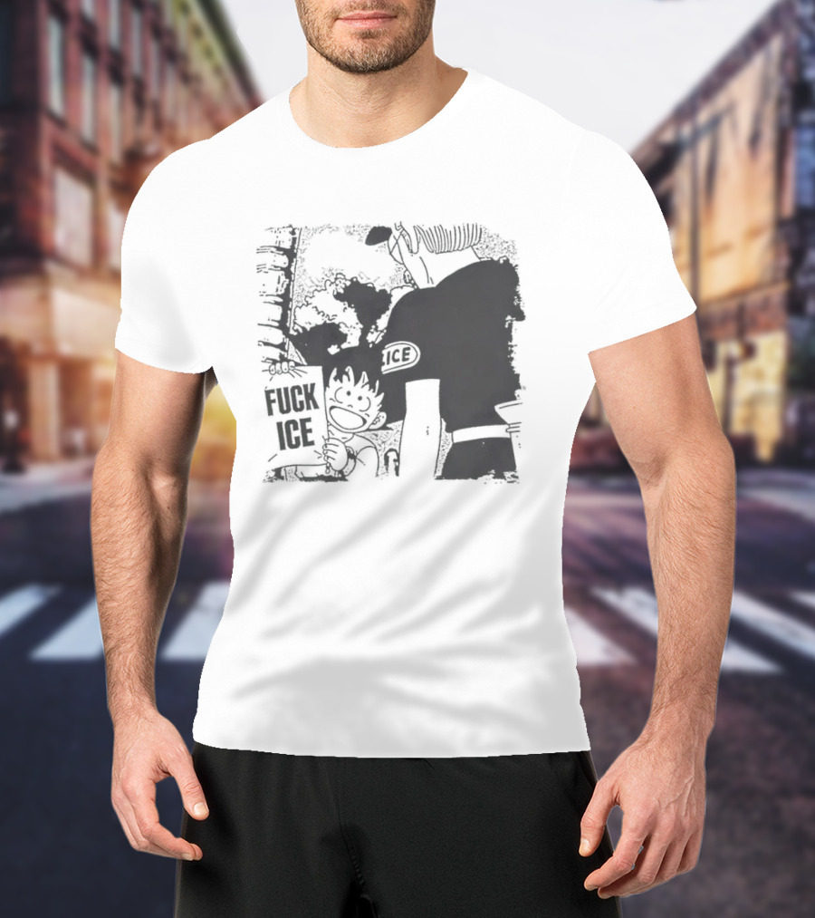 Calvin Inspired Activism Fuck Ice Protest Cartoon Social Justice T-Shirt