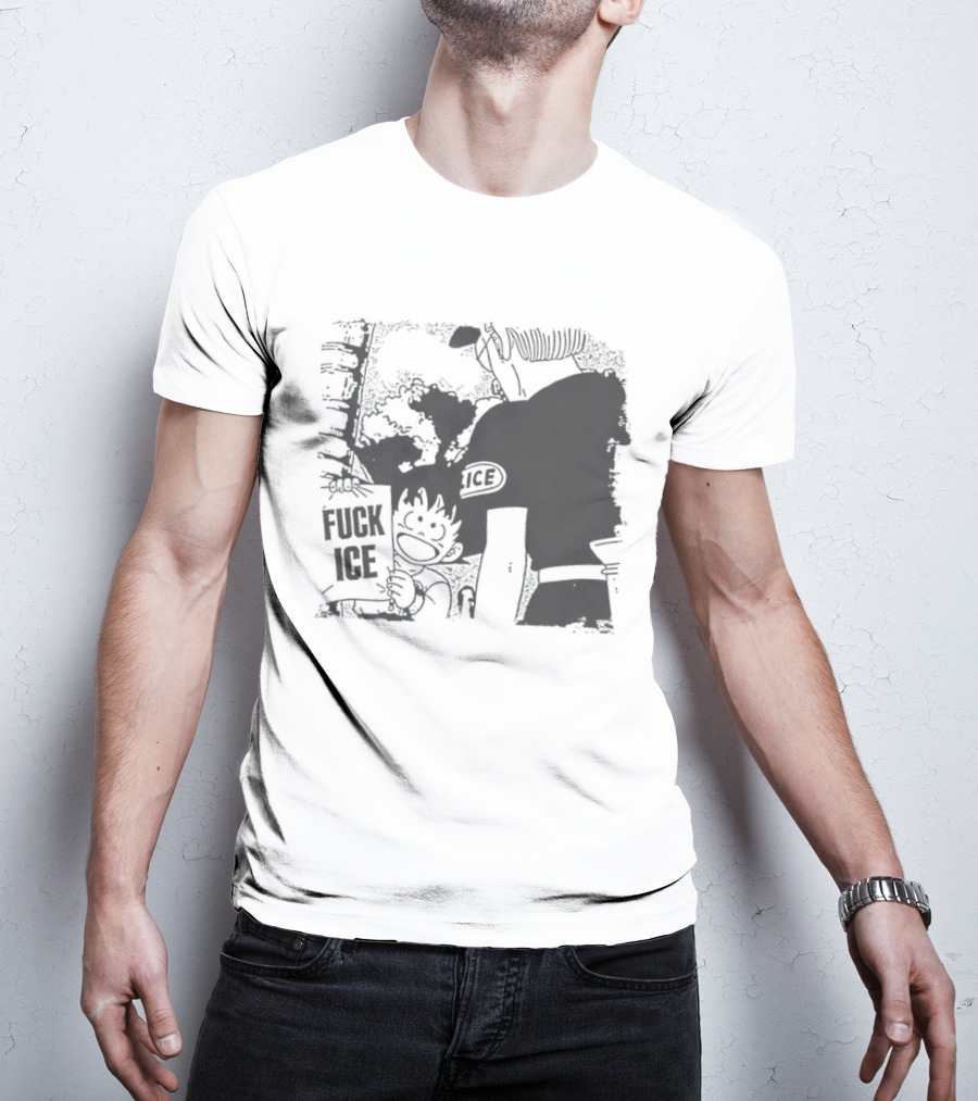Calvin Inspired Activism Fuck Ice Protest Cartoon Social Justice T-Shirt