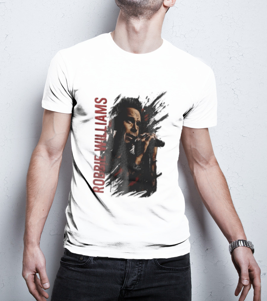 Robbie Williams Britpop Australia New Zealand 2026 Tour Concert Singer T-Shirt