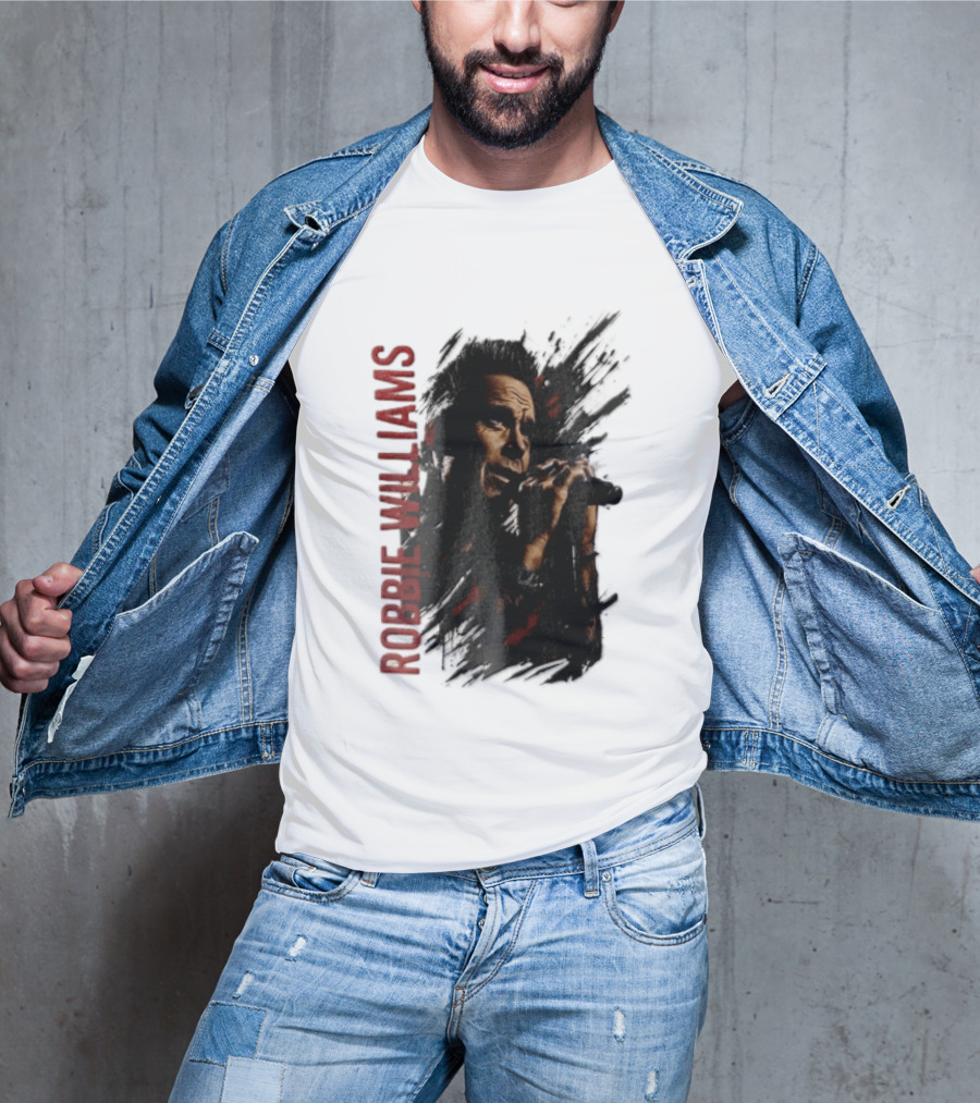 Robbie Williams Britpop Australia New Zealand 2026 Tour Concert Singer T-Shirt