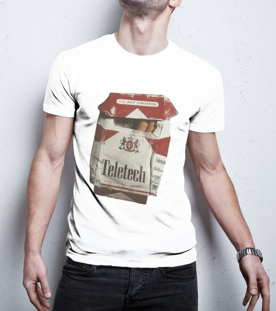 Teletech I'll Quit Tomorrow Hardcore 2026 Reds T-Shirt