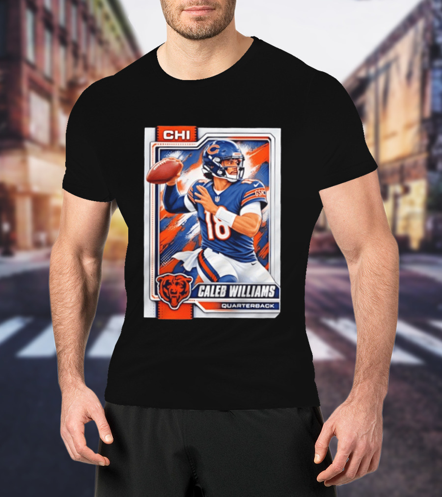 Caleb Williams Chicago Bears Quarterback CHI Football Fan T-Shirt