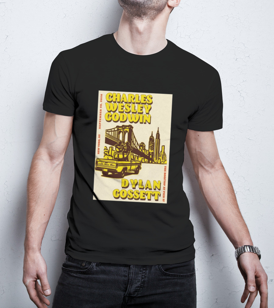 Charles Wesley Godwin Rooftop Pier 17 New York September 2026 Dylan Gossett T-Shirt