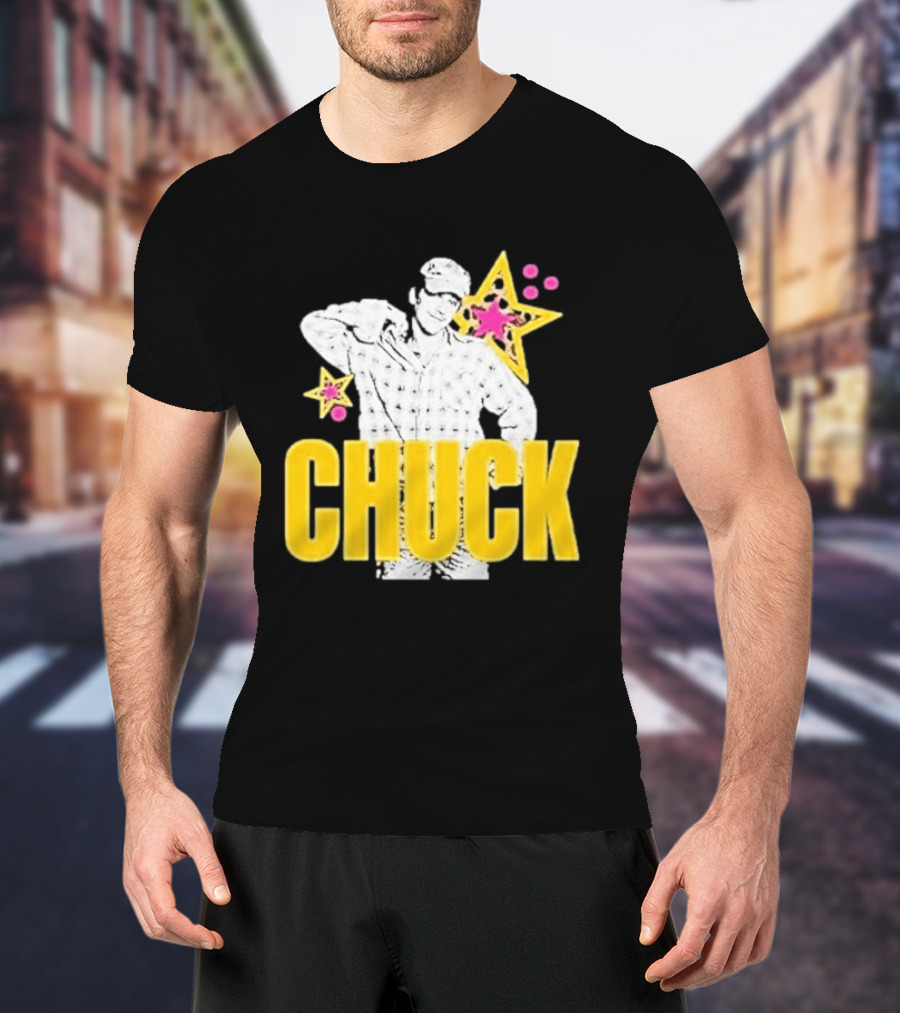CHUCK Original Role Model Timely Hourglass Stars And Plaid T-Shirt