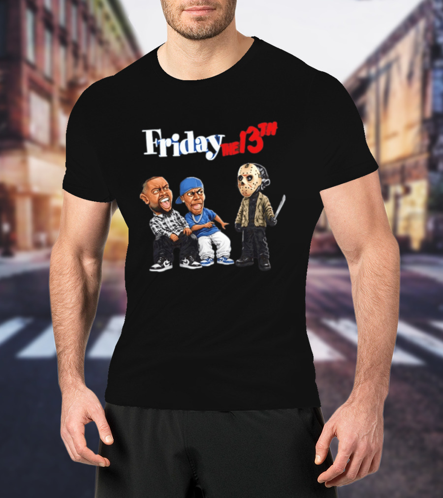 Friday The 13th Character Mashup Halloween 2026 Damnnnn Meme T-Shirt