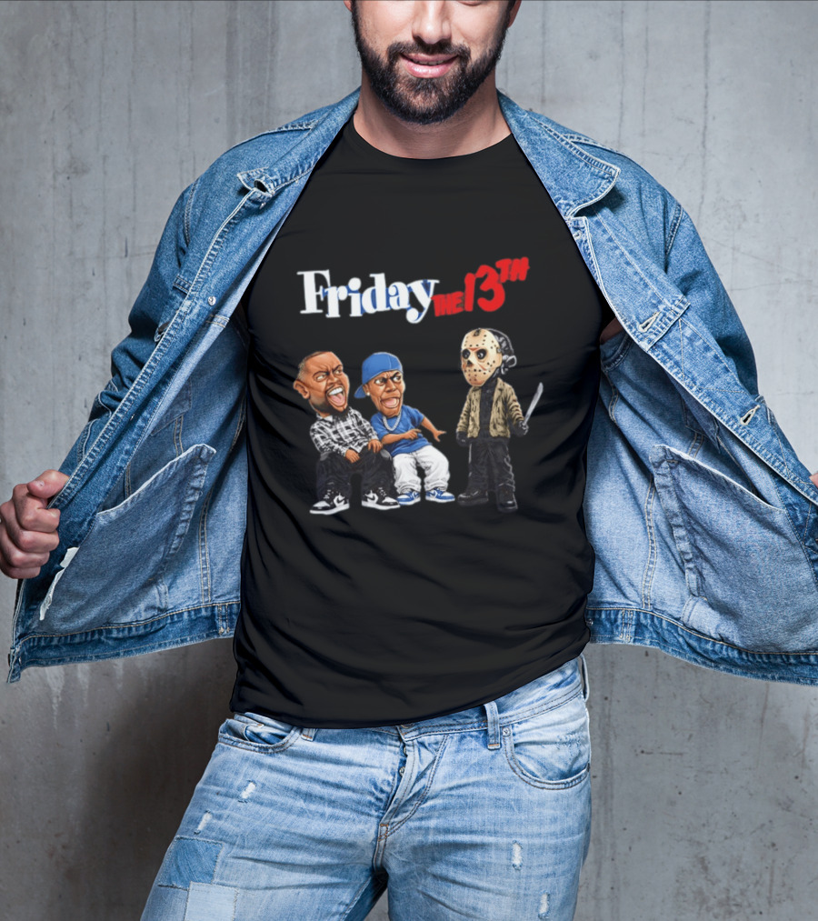 Friday The 13th Character Mashup Halloween 2026 Damnnnn Meme T-Shirt