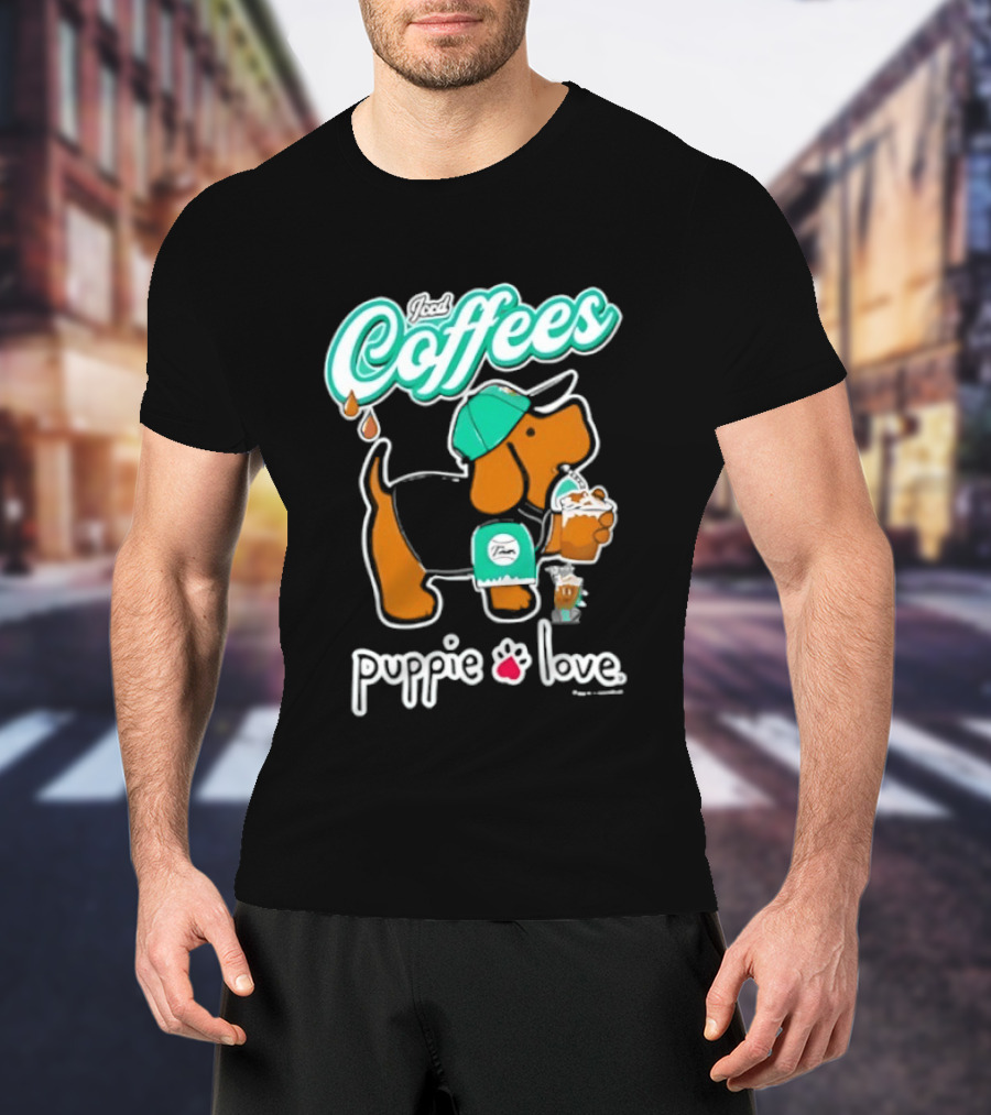 Puppie Love Iced Coffees Pup Kelly T-Shirt