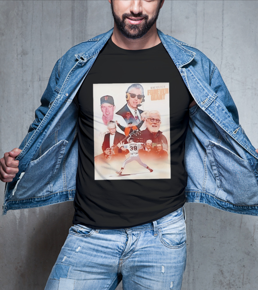 Mike Krukow San Francisco Giants Forever Giant 2026 Celebrating Iconic Moments T-Shirt