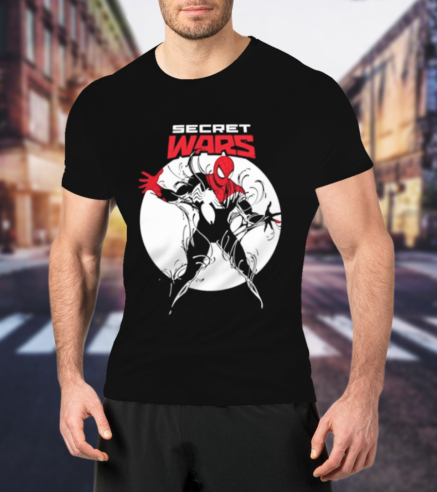 Secret Wars Spider Man Iconic Marvel T-Shirt