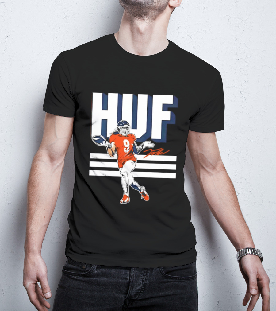 Denver Broncos Football HUF Hufanga 9 Jersey T-Shirt