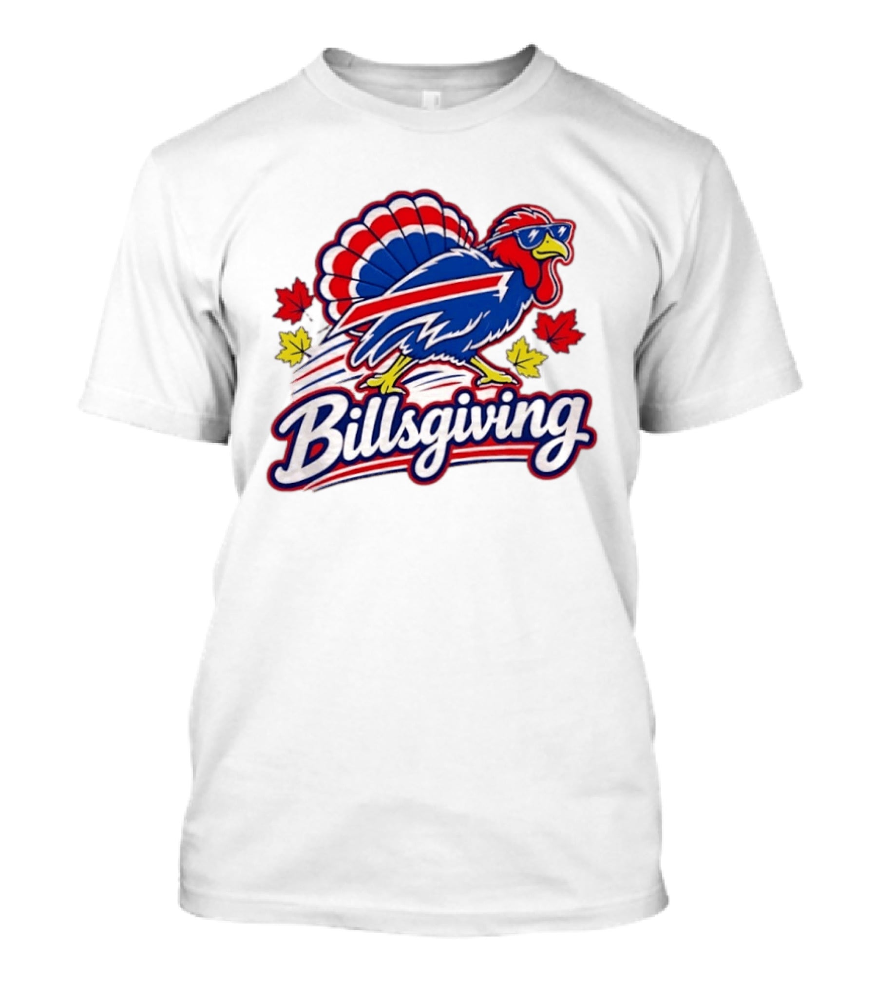 Buffalo Bills Thanksgiving 2026 Turkey Billsgiving Football Celebration T-Shirt
