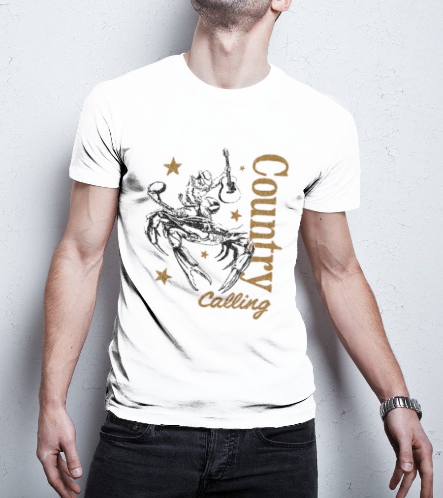 Country Calling Festival 2026 Ocean City Maryland Crab Cowboy Stars T-Shirt