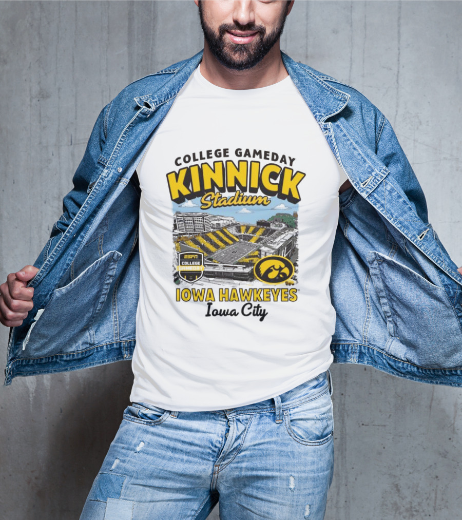 College Gameday Kinnick Stadium Iowa Hawkeyes Iowa City T-Shirt