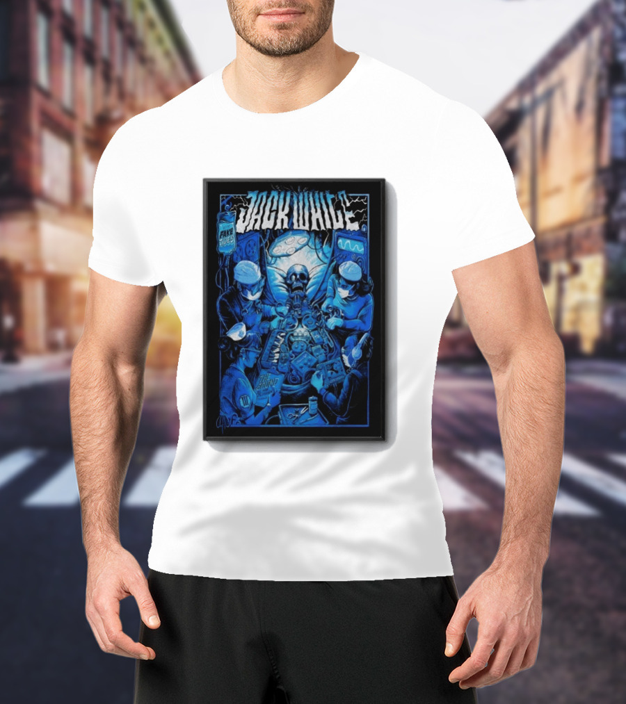 Jack White Del Mar CA 9 30 2026 Fake Blues Touring Skeleton Surgeons T-Shirt