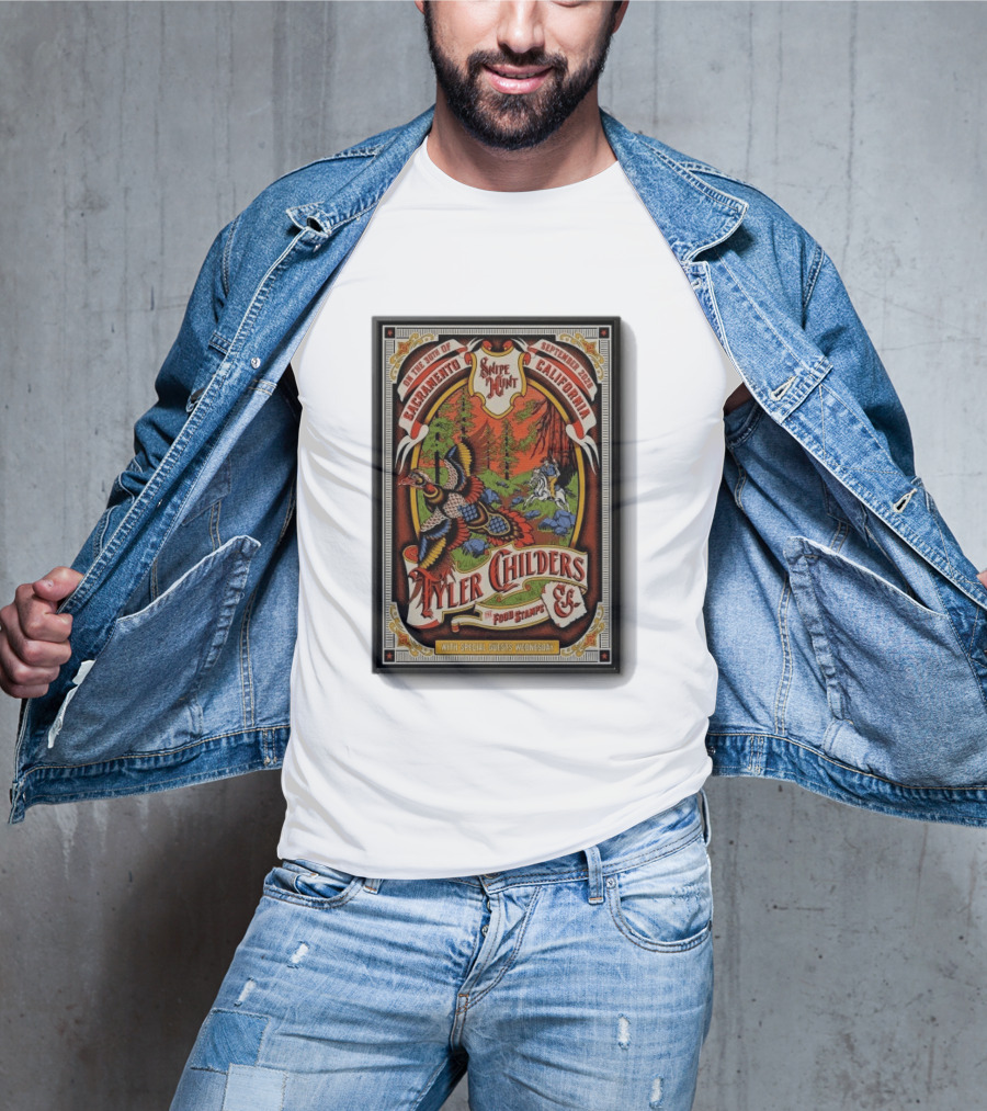 Tyler Childers Sacramento Concert September 30 2026 With Sipe Hunt Food Stamps Special Guests Wednesday T-Shirt