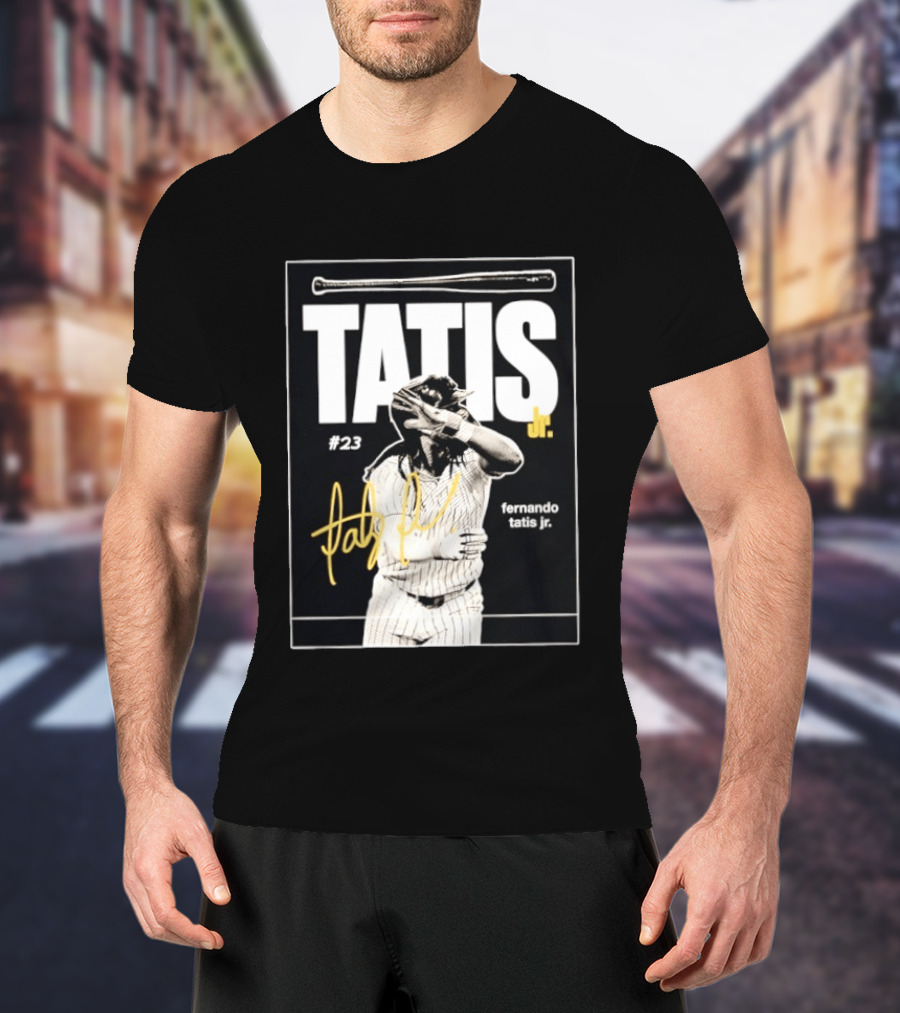 Fernando Tatis Jr #23 Bat Flip San Diego Padres Tatis Jr T-Shirt