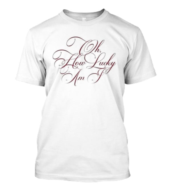 Gretta Ray Shop Oh How Lucky You Are White T-Shirt