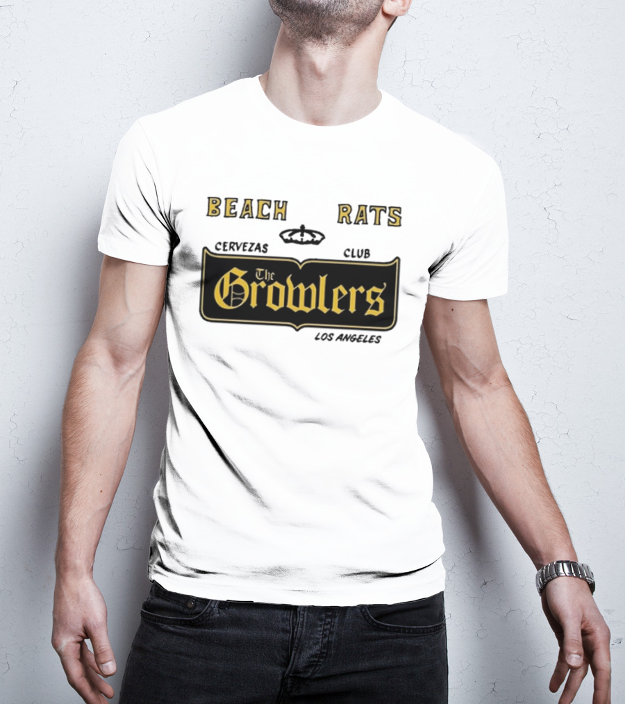 Beach Rats Cervezas Club The Growlers Los Angeles 2026 T-Shirt
