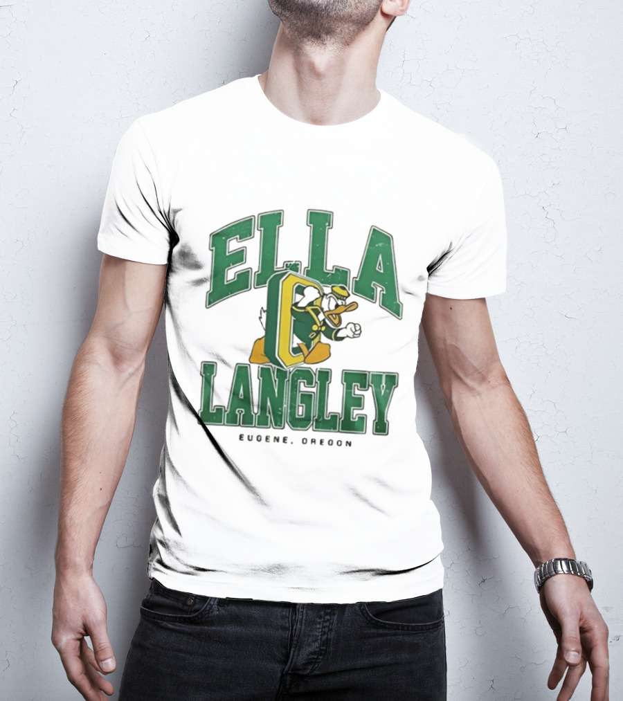 Ella Langley Oregon Ducks Eugene Collaboration T-Shirt