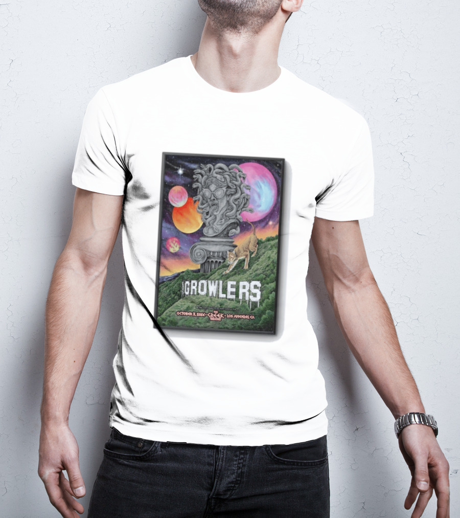 Los Growlers October 3 2026 Los Angeles Cosmic Event T-Shirt