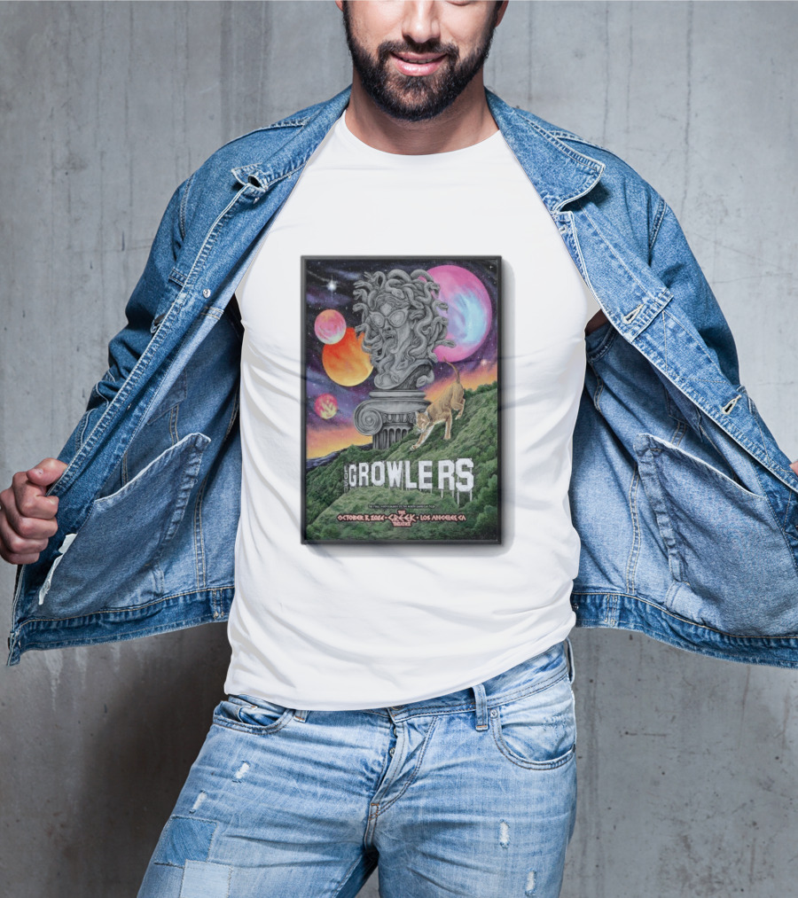 Los Growlers October 3 2026 Los Angeles Cosmic Event T-Shirt