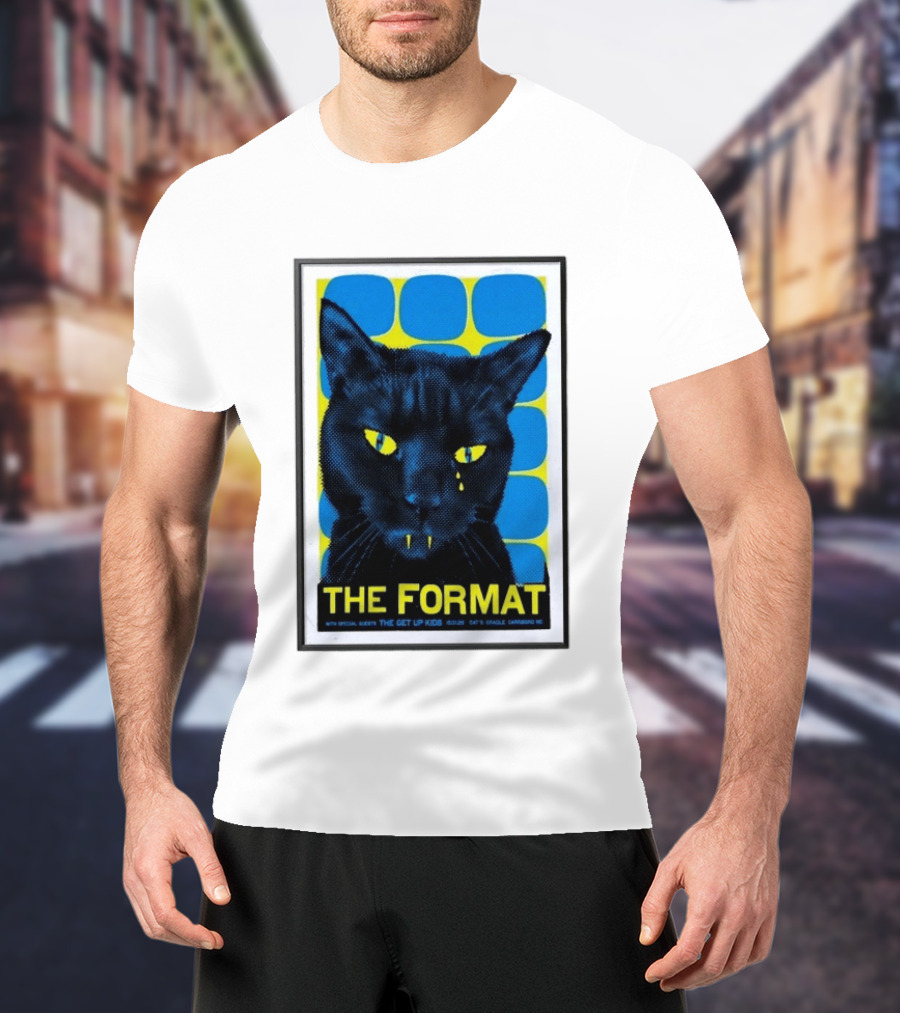 The Format With The Get Up Kids Cat's Cradle Carrboro NC 2026 Tour T-Shirt