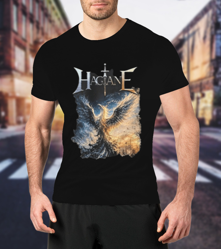 Hagane Sword And Phoenix Night T-Shirt