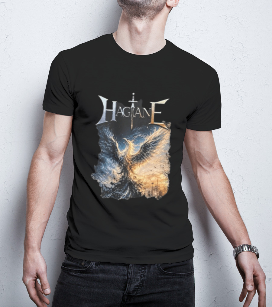 Hagane Sword And Phoenix Night T-Shirt
