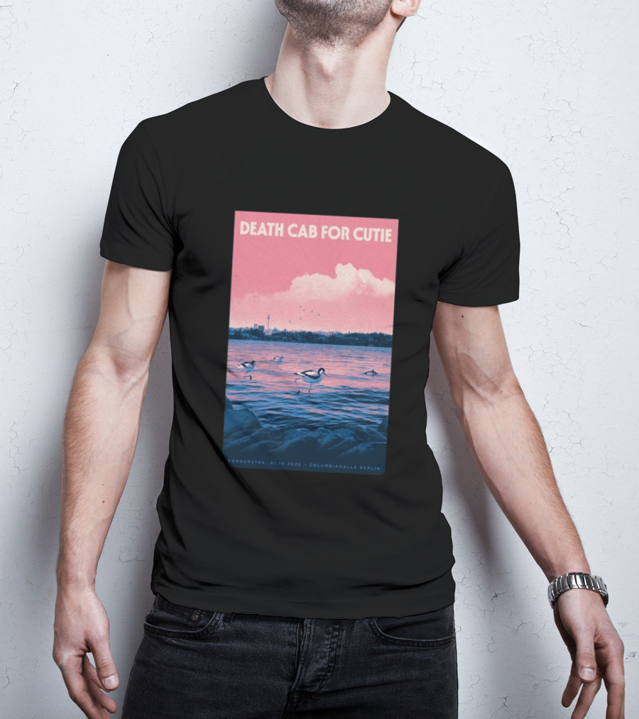 Death Cab For Cutie Columbiahalle Berlin Concert 2026 Donnerstag 01.10 Exclusive T-Shirt