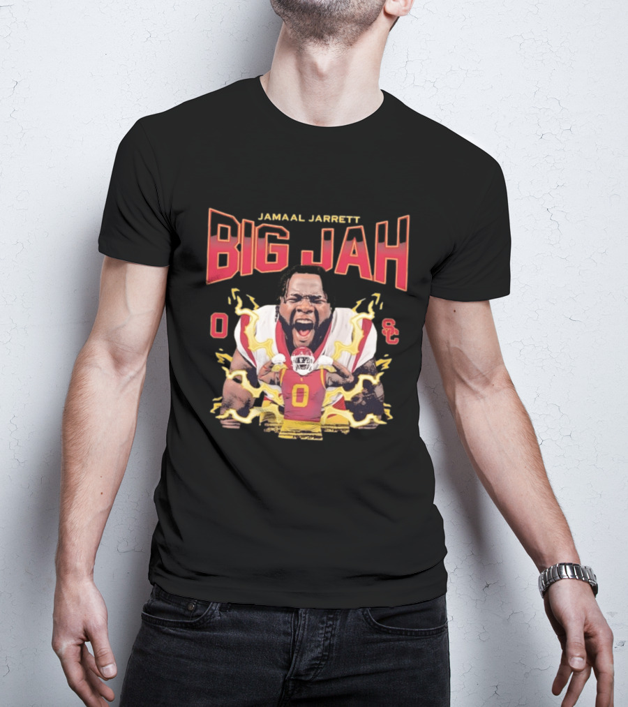 Jamaal Jarrett Big Jah USC Trojans Football No 0 Collage T-Shirt
