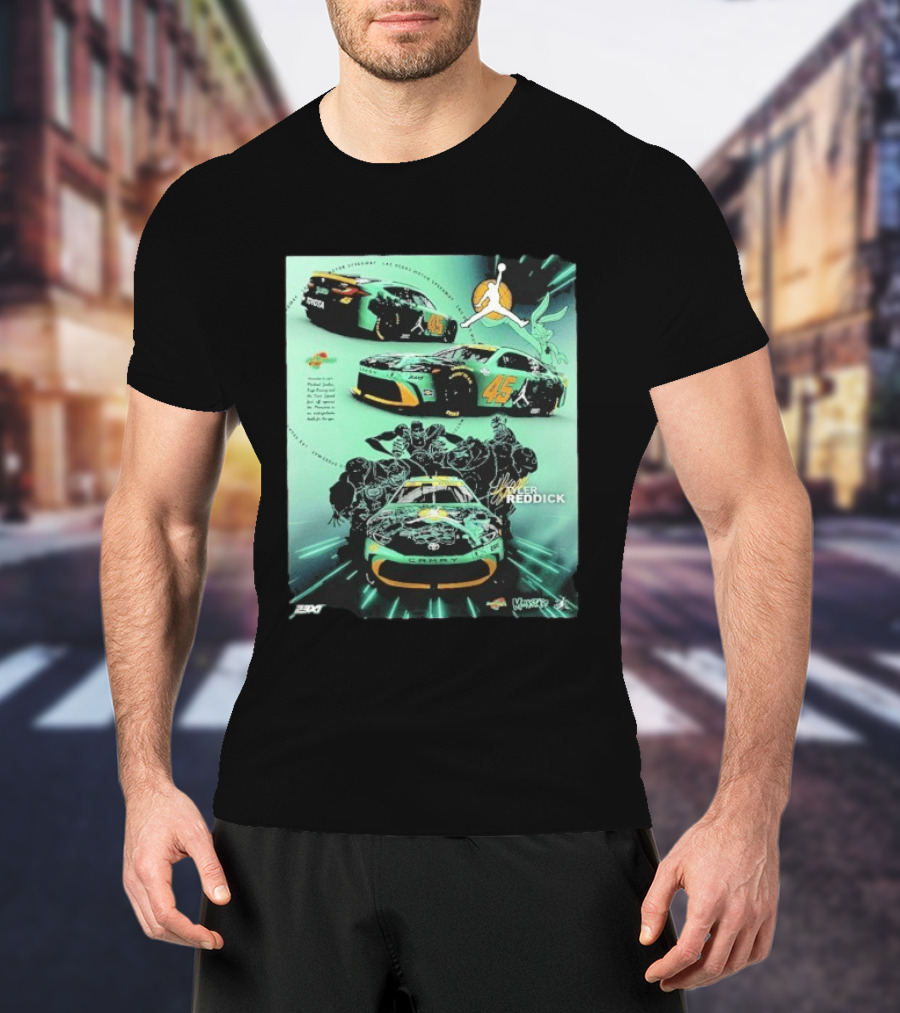 Tyler Reddick 45 Camry Jordan Monstars Las Vegas Racing T-Shirt