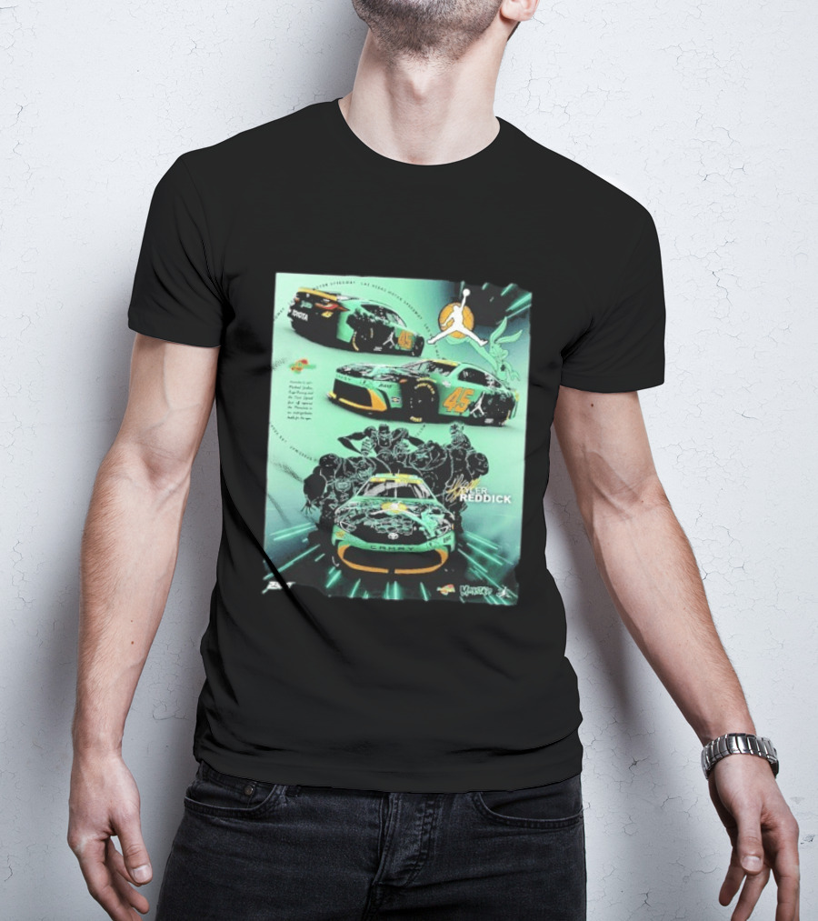Tyler Reddick 45 Camry Jordan Monstars Las Vegas Racing T-Shirt