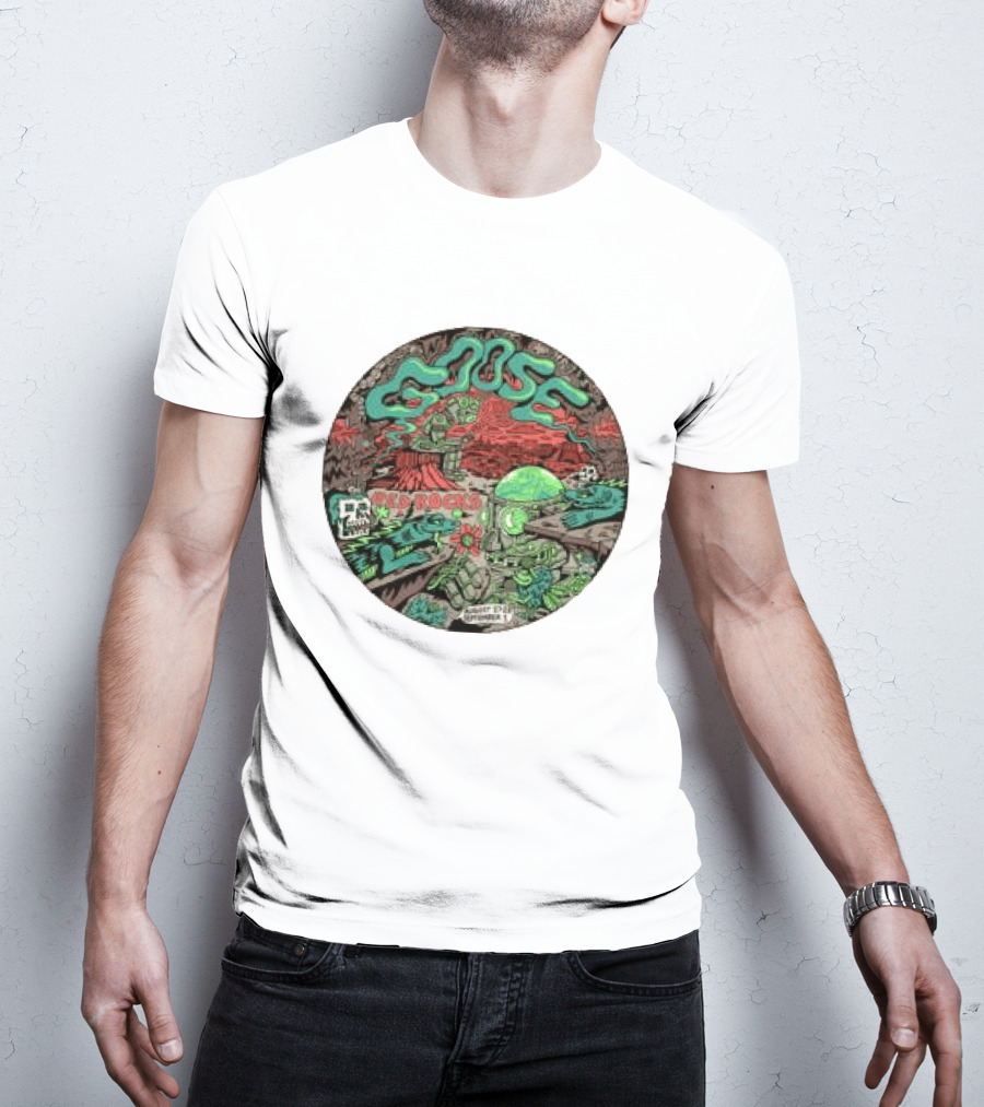 Goose Red Rocks 2026 Killer Acid Event Extraterrestrial Adventure T-Shirt