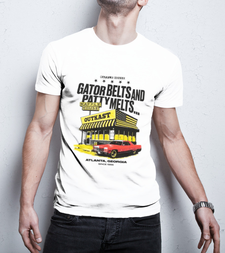 Gator Belts And Patty Melts Outkast Waffle House Atlanta Georgia 1995 T-Shirt