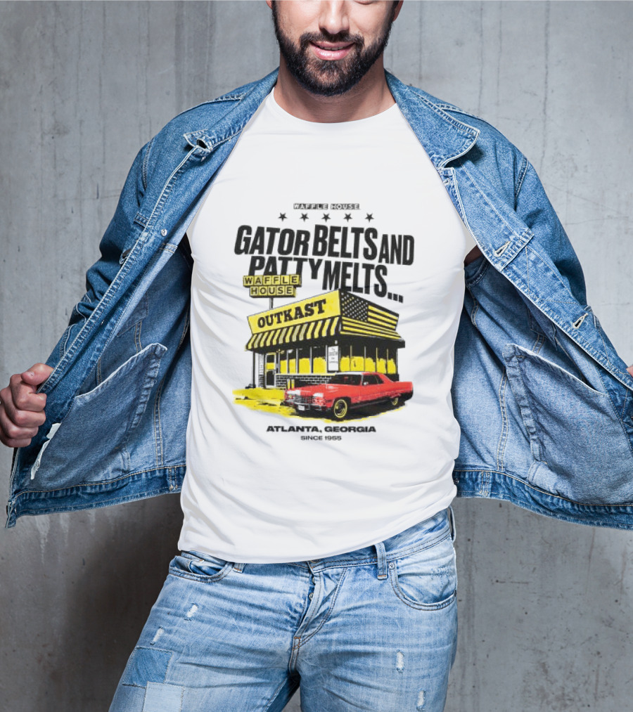 Gator Belts And Patty Melts Outkast Waffle House Atlanta Georgia 1995 T-Shirt