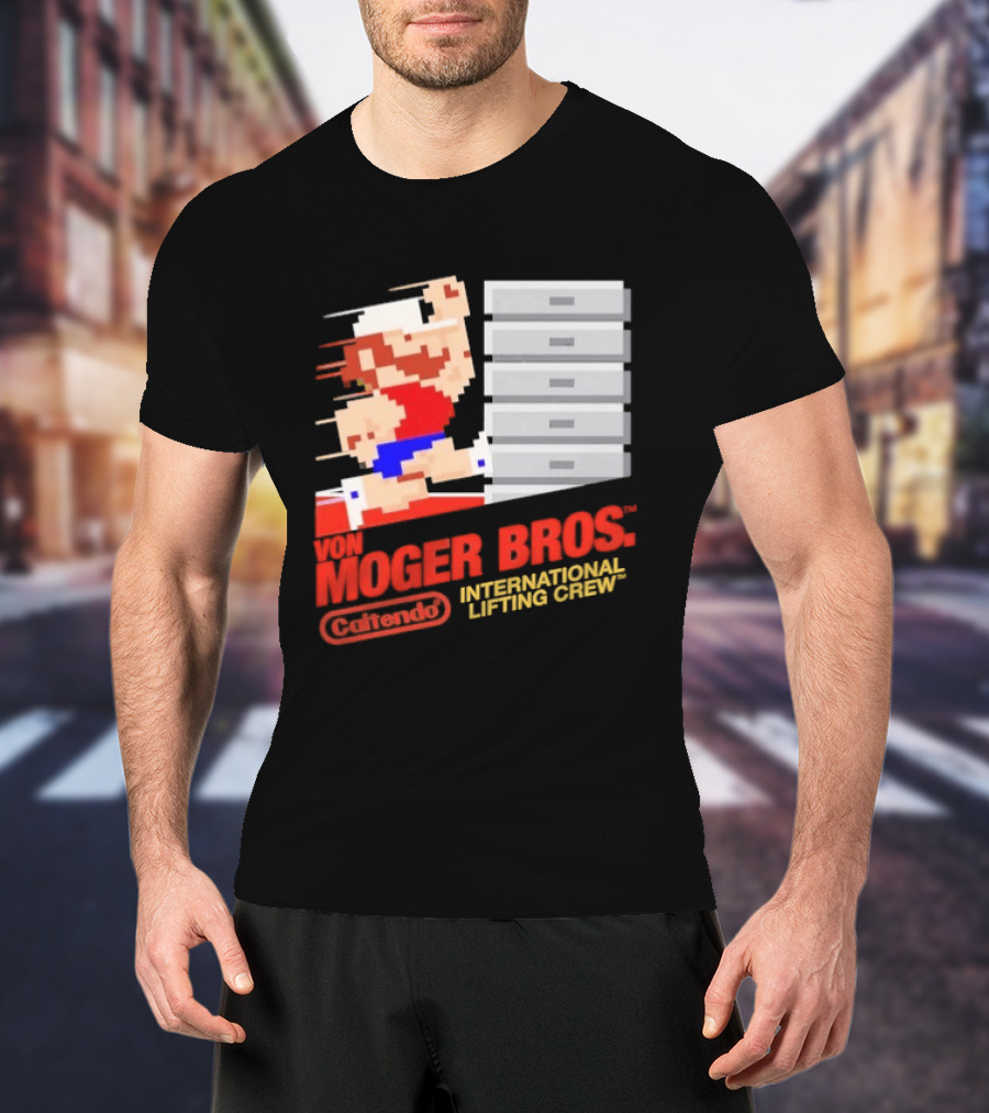 Calum Von Moger Bros Caltendo International Lifting Crew T-Shirt