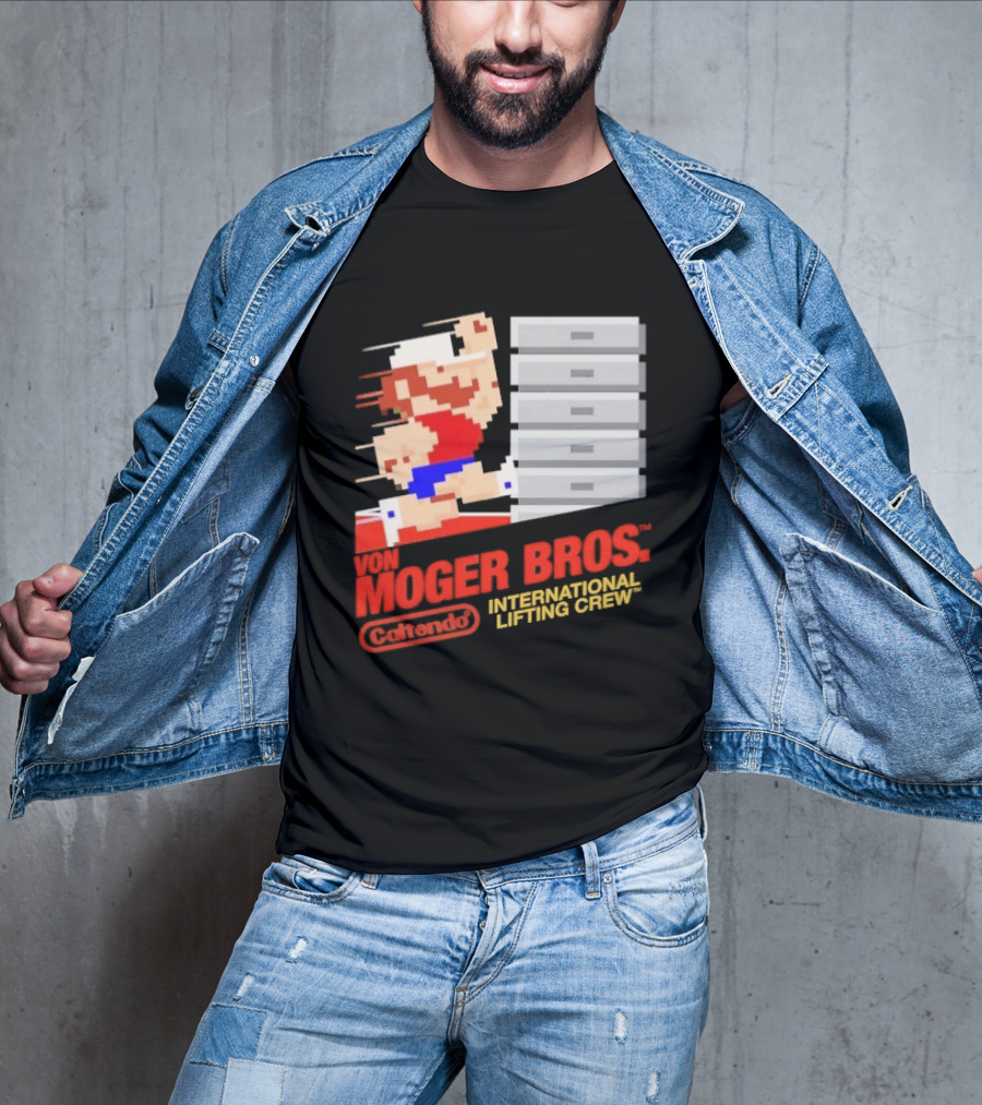 Calum Von Moger Bros Caltendo International Lifting Crew T-Shirt
