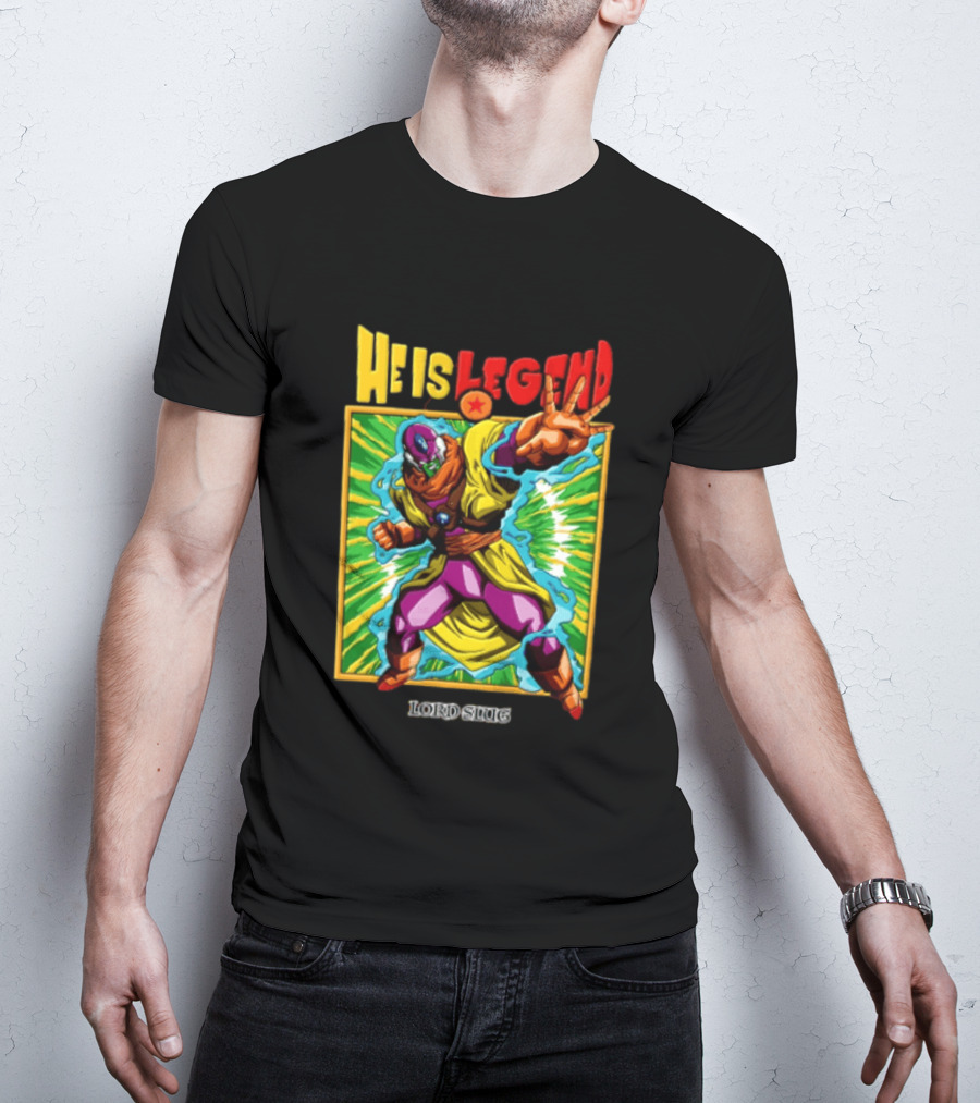 He Is Legend Lord Slug Anime Character Power Pose T-Shirt