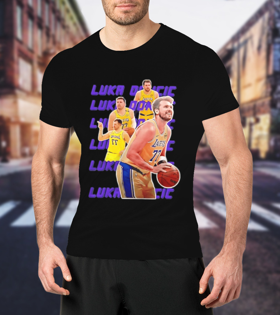 Luka Doncic Los Angeles Lakers 2026 Basketball Player 77 T-Shirt