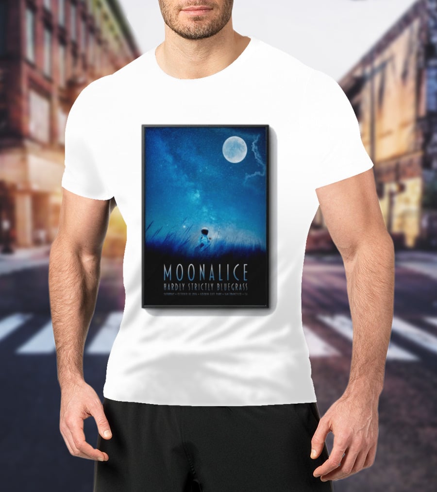 Original Moonalice Hardly Strictly Bluegrass October 3 2026 Golden Gate Park San Francisco CA T-Shirt
