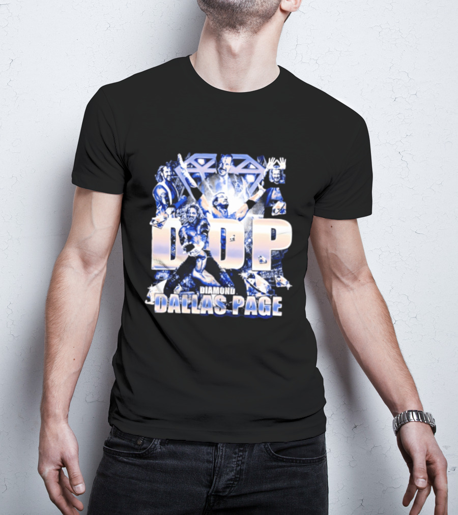 Diamond Dallas Page DDP Self High Five Retro Wrestling T-Shirt