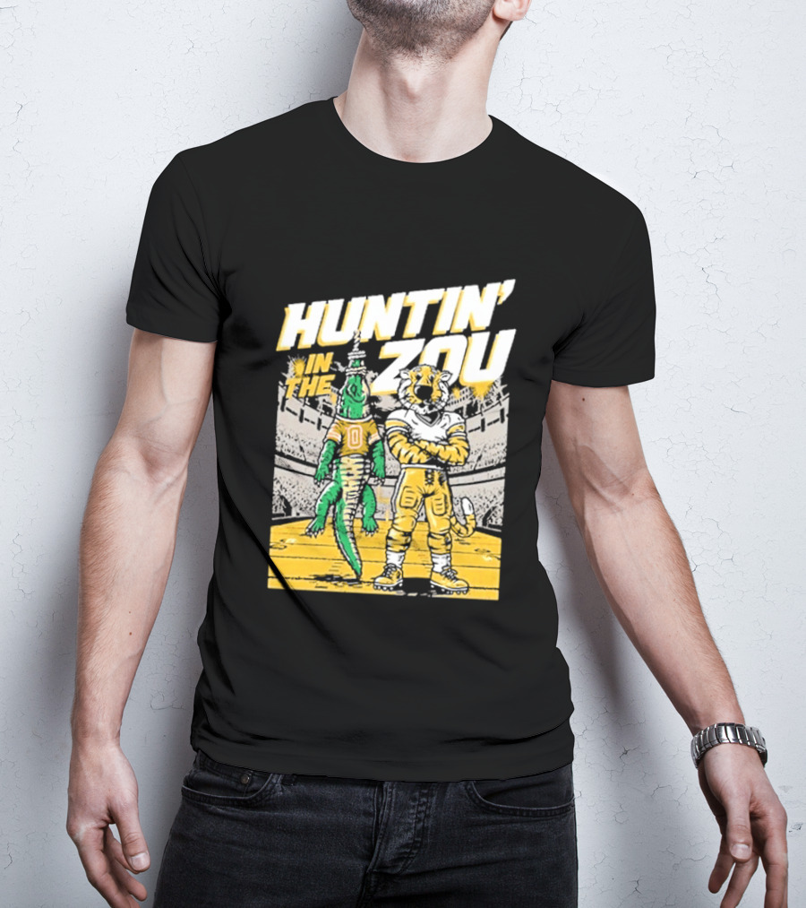 Huntin' In The Zou Mizzou Tigers Vs Florida Gators Stadium Showdown T-Shirt